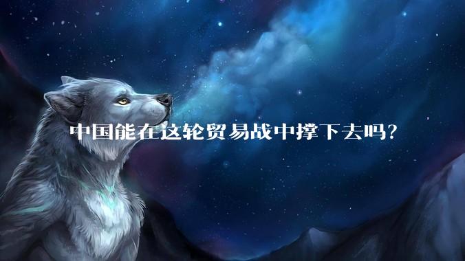 中国能在这轮贸易战中撑下去吗？