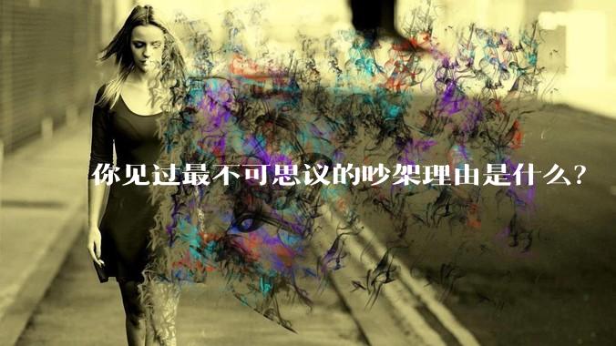 你见过最不可思议的吵架理由是什么？